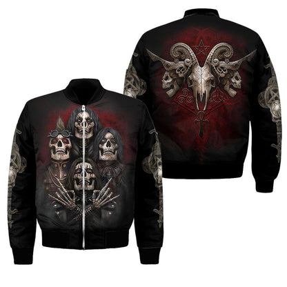 Skull Boy Band Hoodie For Men And Women NTN04032105