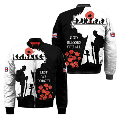 Remembrance Day Lest We Forget 3D All Over Printed Unisex Shirts