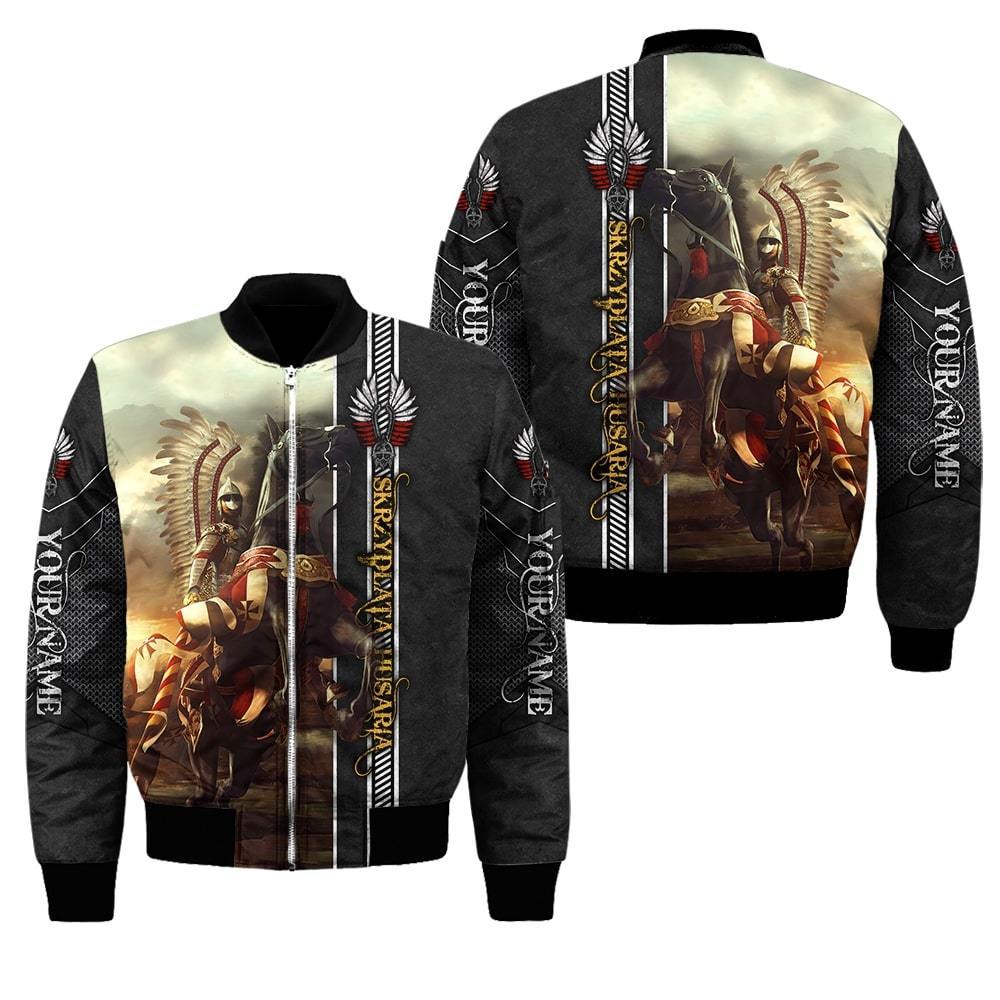 Premium Cavalry Winged Hussars Custom name 3D Printed Shirts