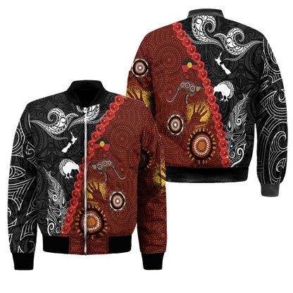 New Zealand Maori And Australia Aboriginal We Are Family 3D Printed Unisex Shirts TN