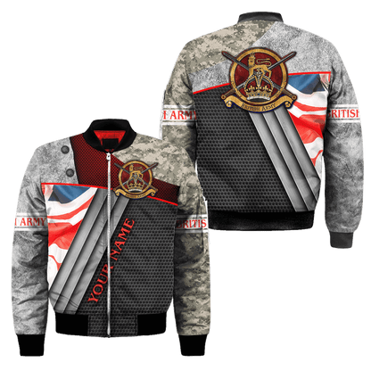 British Army 3D All Over Printed Unisex Shirts