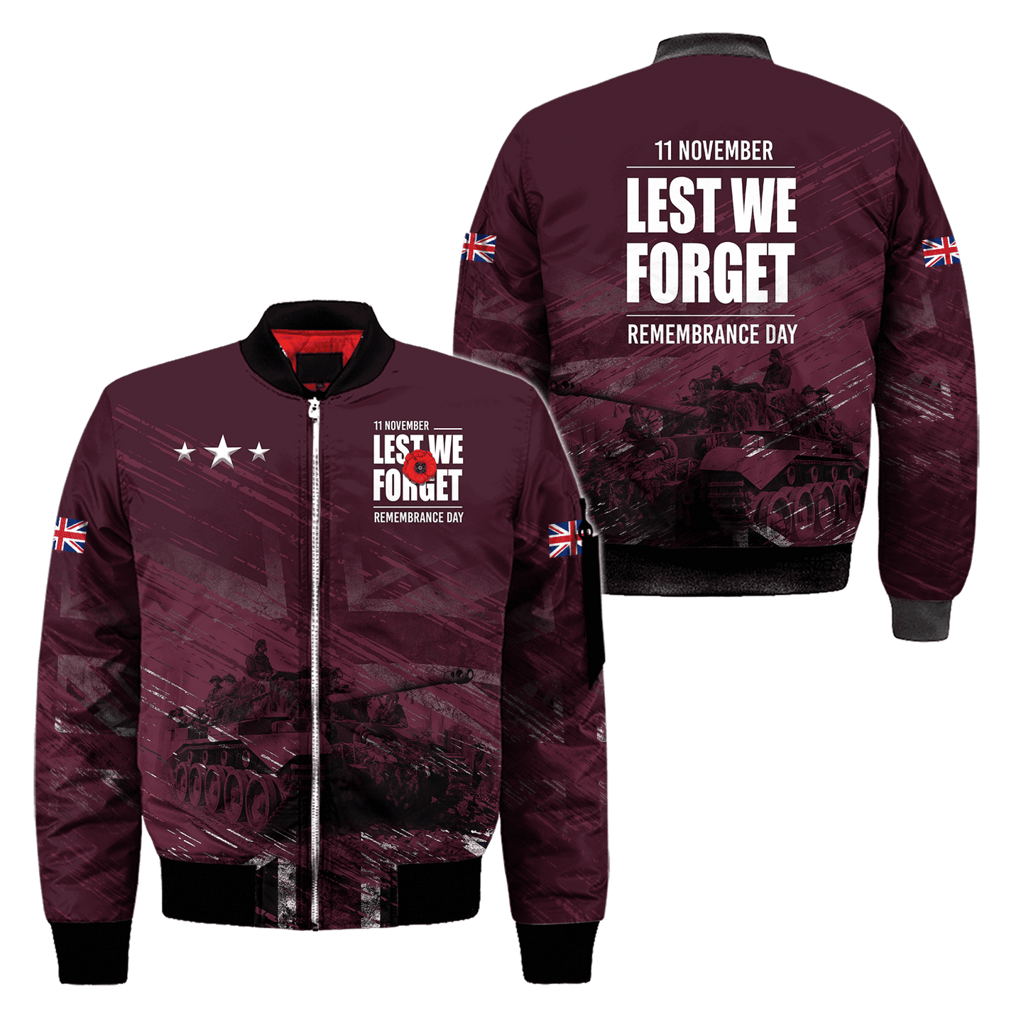 Remembrance Day Lest We Forget 3D All Over Printed Unisex Shirts