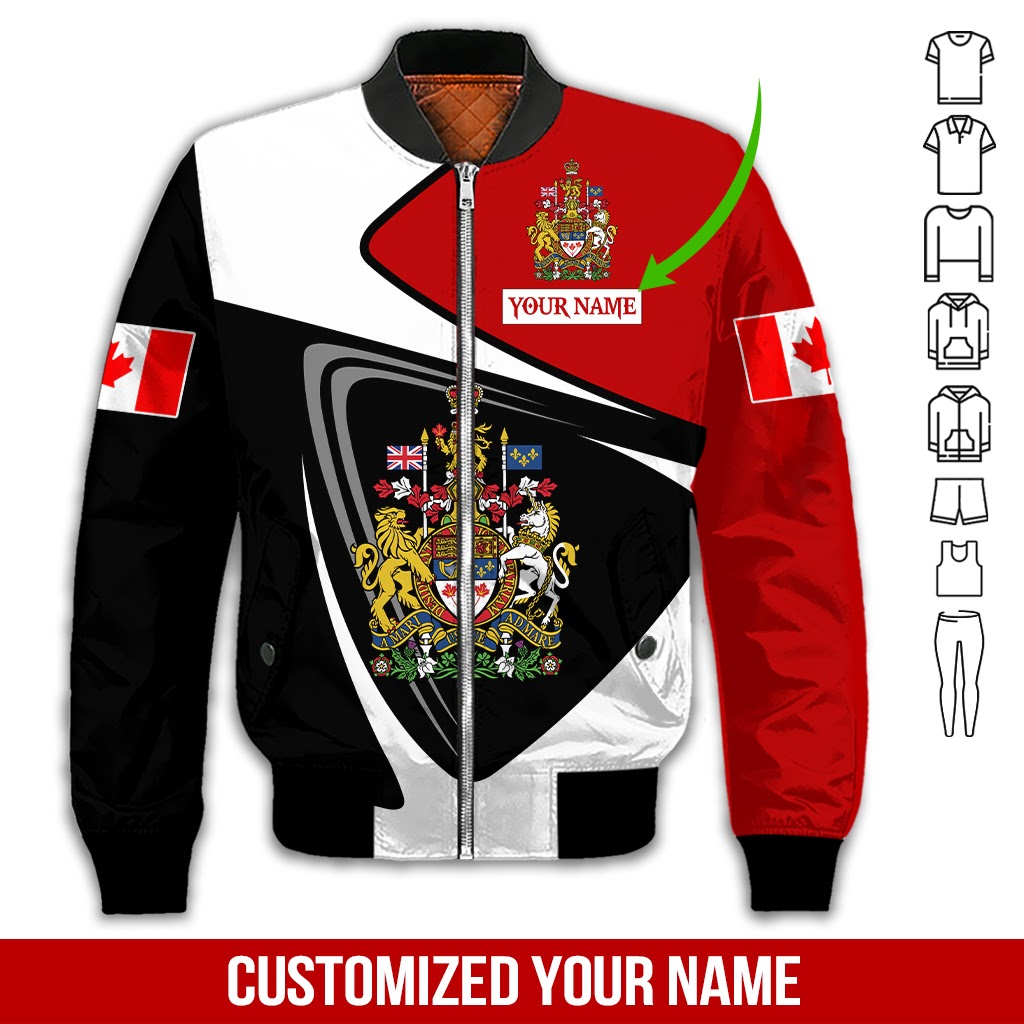 Personalized Name XT Canada Coat of Arms  3D All Over Printed Shirts 15032101.CXT
