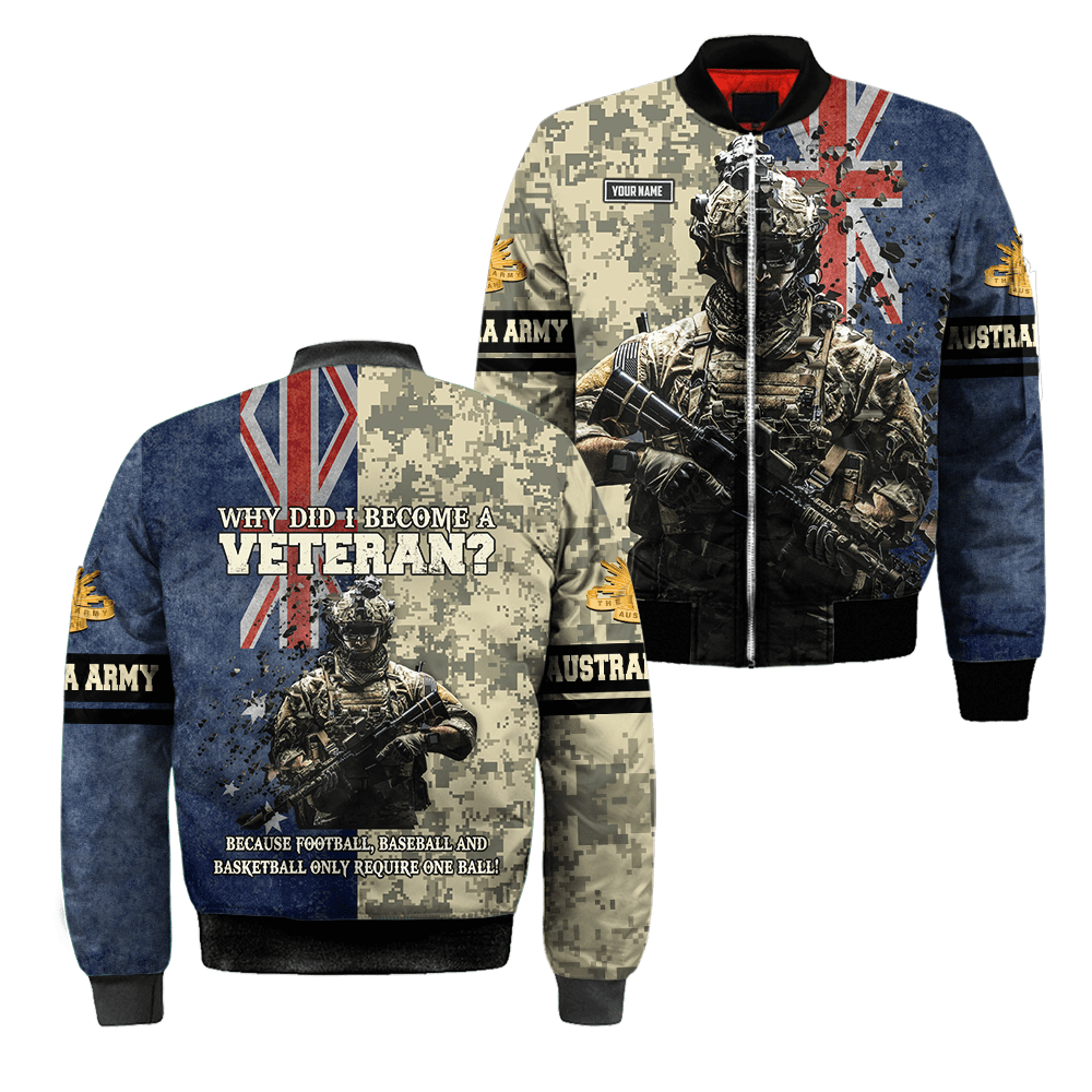 Personalized Name - The Australian Army 3D All Over Printed Shirts DQB16032104