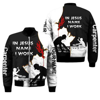 Premium In Jesus Name I Work 3D All Over Printed Unisex Shirts