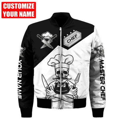 Custom Name Master Chef 3D All Over Printed Unisex Shirts