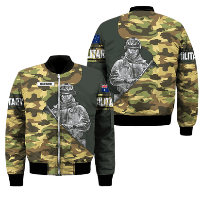 Personalized Australian Army Anzac Day 3D Printed Unisex Shirts TN
