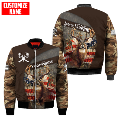 Customized Name Hunting Season 3D All Over Printed Unisex Shirts