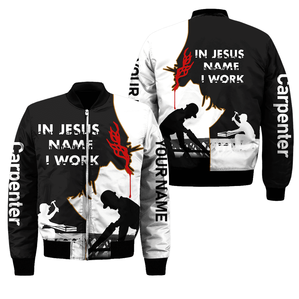 Premium In Jesus Name I Work 3D All Over Printed Unisex Shirts