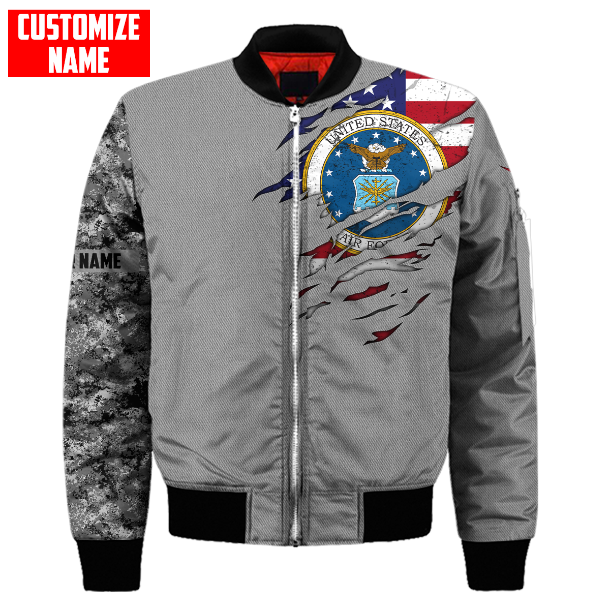 Custom name Soldier US Air Force 3d all over printed shirt hoodie MH06072108
