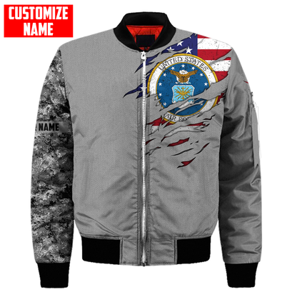 Custom name Soldier US Air Force 3d all over printed shirt hoodie MH06072108