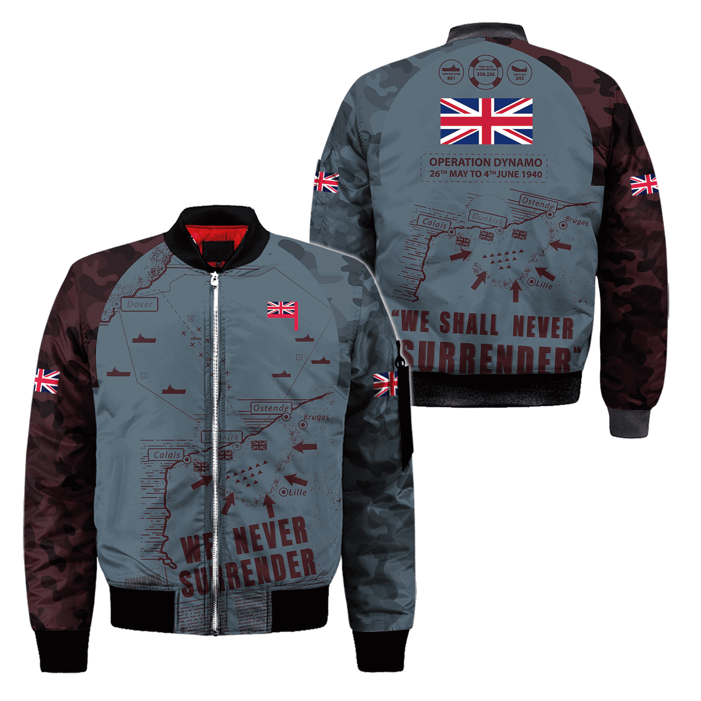 Remembrance Day Lest We Forget 3D All Over Printed Unisex Shirts