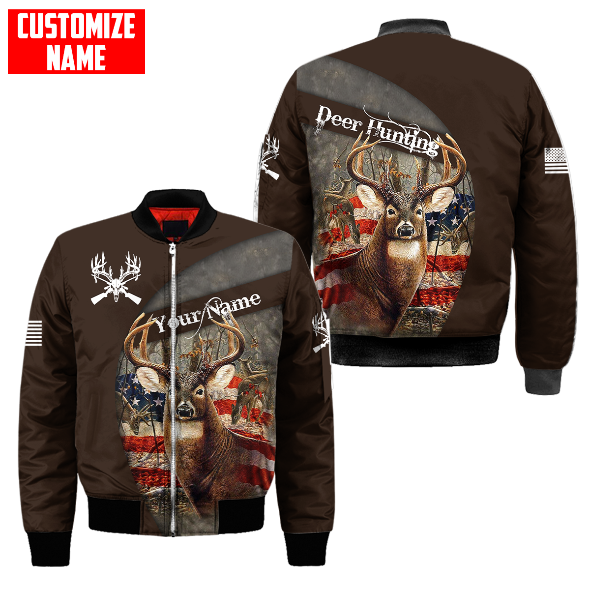 Customized Name Hunting Season 3D All Over Printed Unisex Shirts
