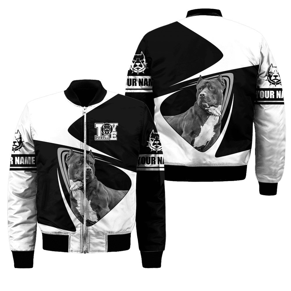 Pitbull Dog 3D All Over Printed Unisex PL