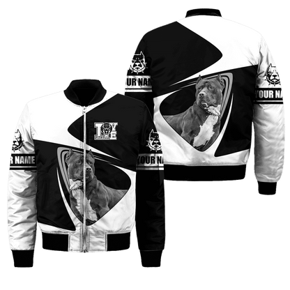 Pitbull Dog 3D All Over Printed Unisex PL