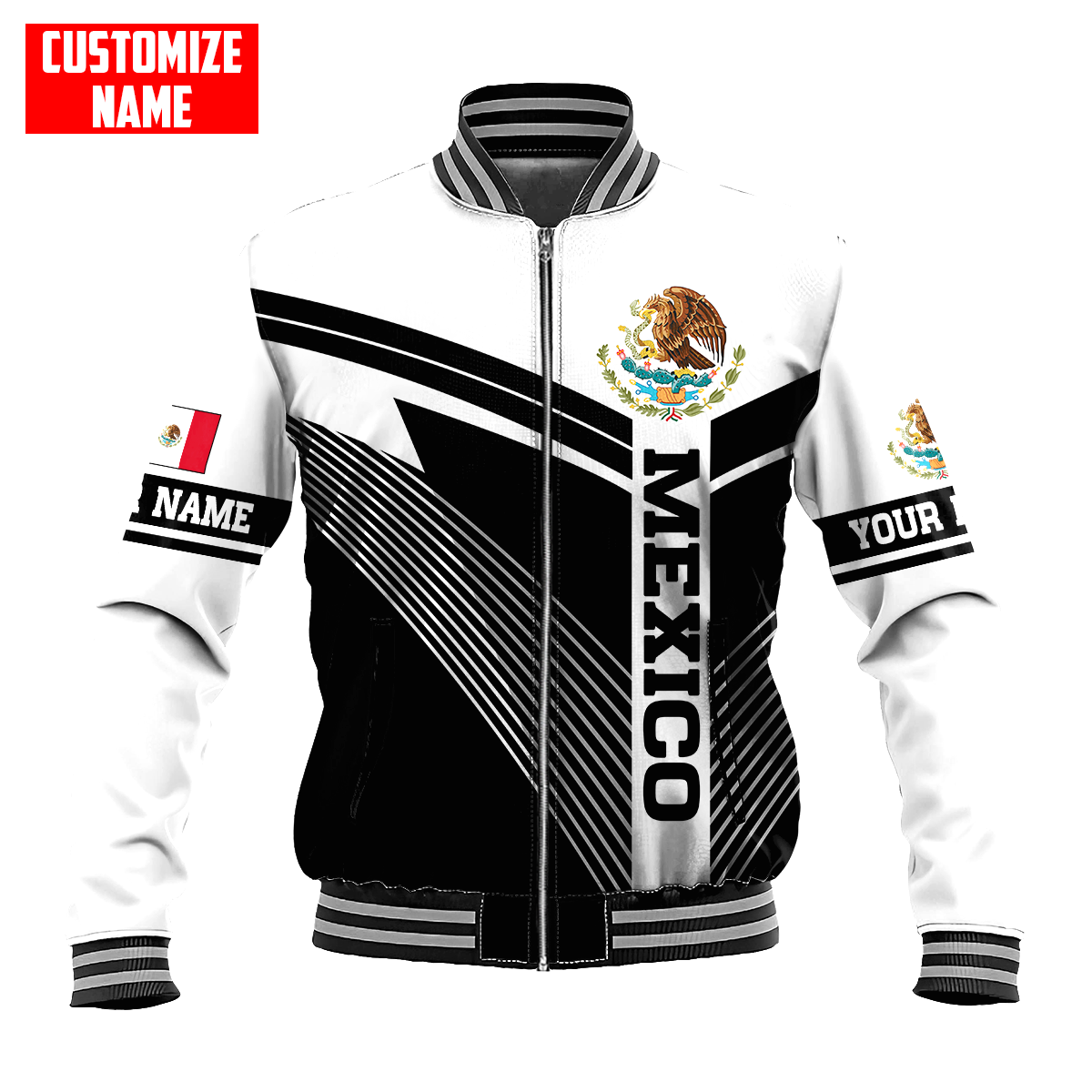 Personalized Name Mexican 3D All Over Printed Unisex Hoodie