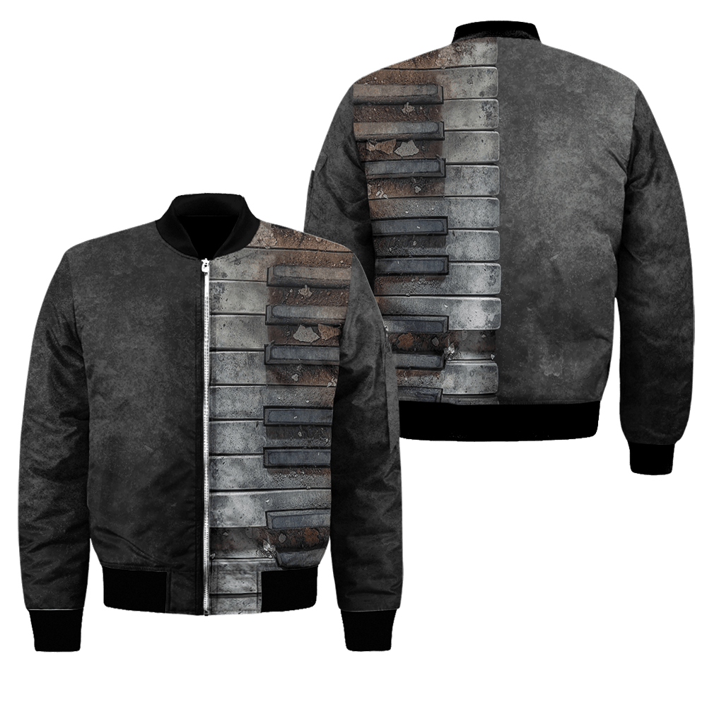 Piano 3D All Over Printed Hoodie For Men And Women