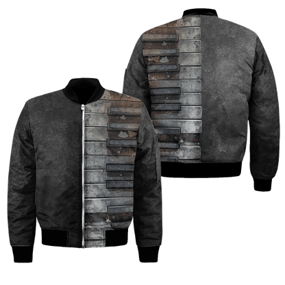 Piano 3D All Over Printed Hoodie For Men And Women