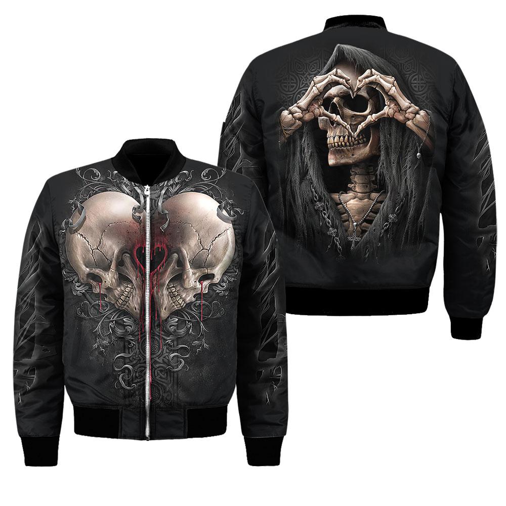 Heart Skull Hoodie For Men And Women NTN16032104
