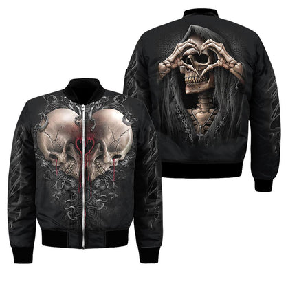 Heart Skull Hoodie For Men And Women NTN16032104