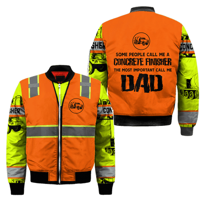 Concrete Finisher Dad Safety 3D printed shirts
