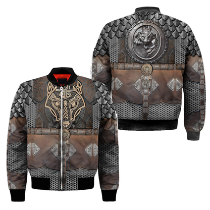 Viking Armor 3D All Over Printed Unisex Shirts
