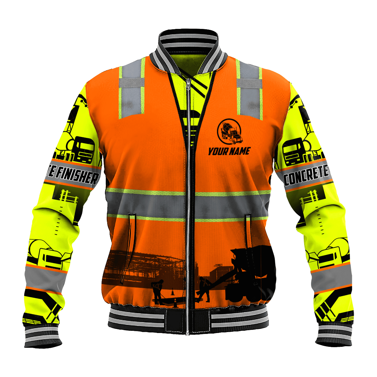 Concrete Finisher Not for the Weak Custom name 3D printed shirts