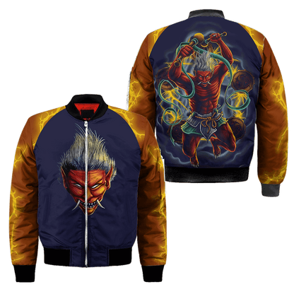 Japan Mythology Raijin 3D All Over Printed Unisex Shirts