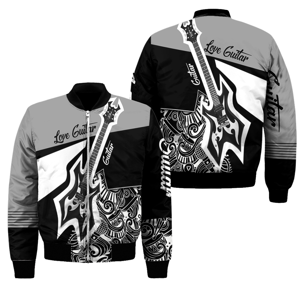 Love Guitar All Over Printed Unisex Shirts