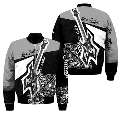 Love Guitar All Over Printed Unisex Shirts