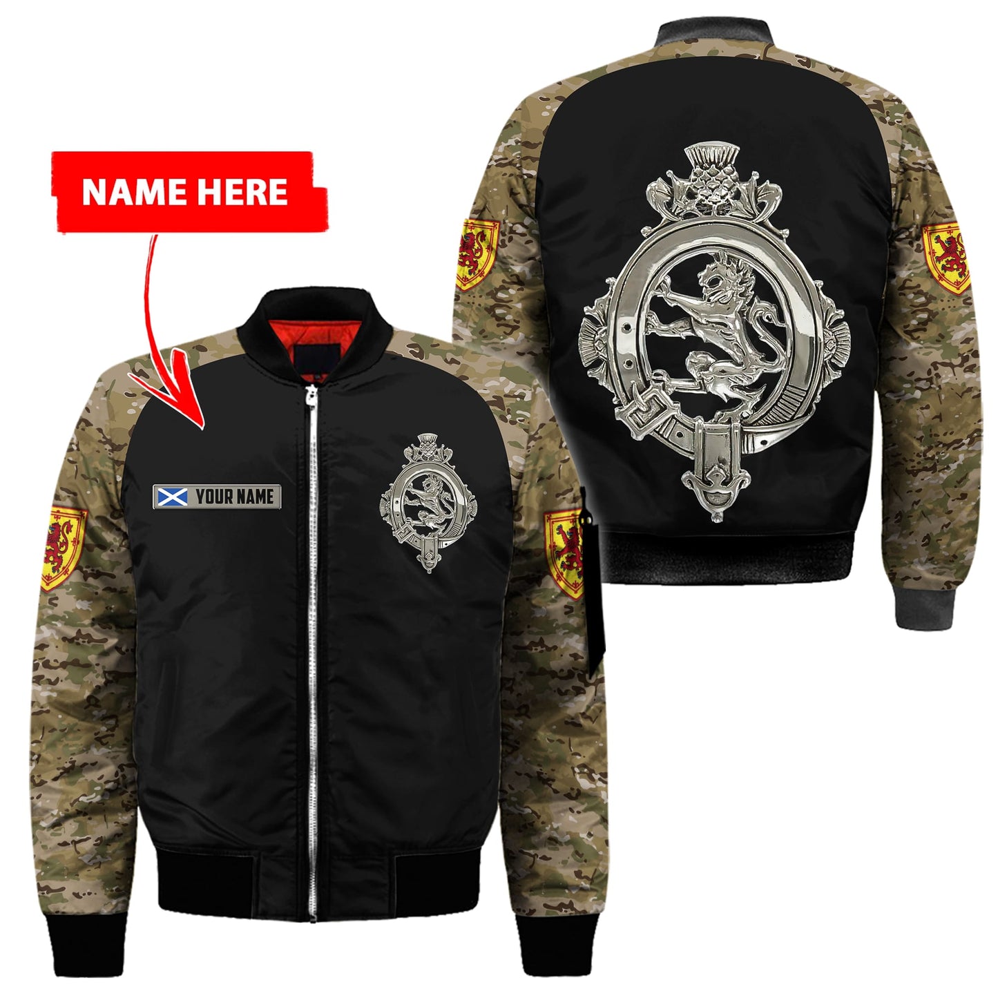 Custom Name XT British ARF Veteran 3D Printed Shirts Pi13042103