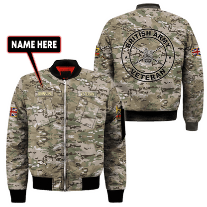 Custom Name XT British Armed Forces 3D Printed Shirts