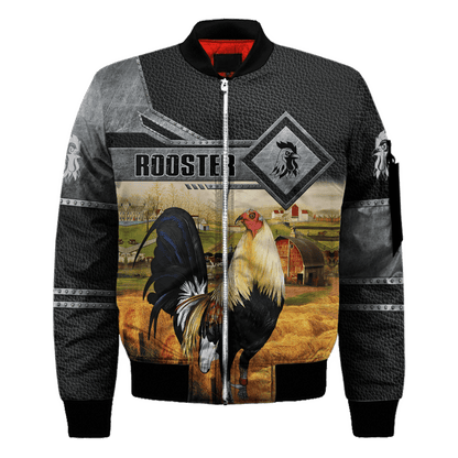 Rooster 3D Printed Unisex Shirts Pi31052103