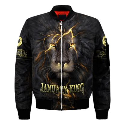 January Lion 3D All Over Printed Unisex Shirts Pi21012113
