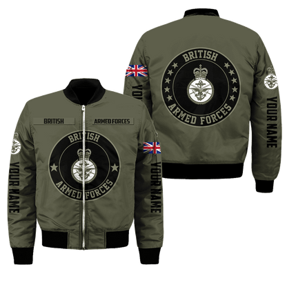 Custom Name XT British Armed Forces 3D Printed Shirts DA07042104