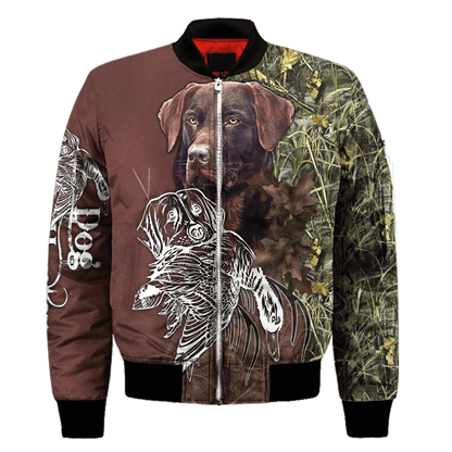 PL435 DOG HUNTER 3D ALL OVER PRINTED SHIRTS