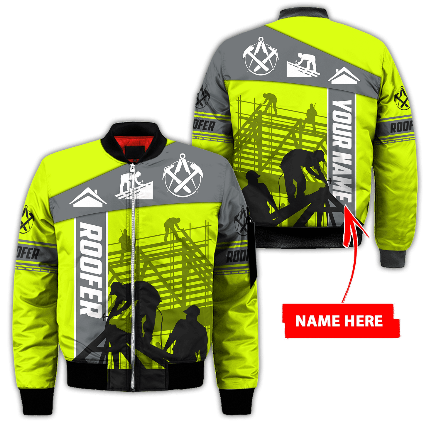 Customize Name Roofer 3D All Over Printed Unisex Shirts Pi22042101