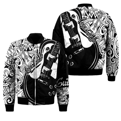 Love Guitar All Over Printed Unisex Shirts