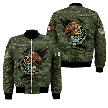 Mexico Coat Of Arm 3D All Over Printed Unisex Hoodie