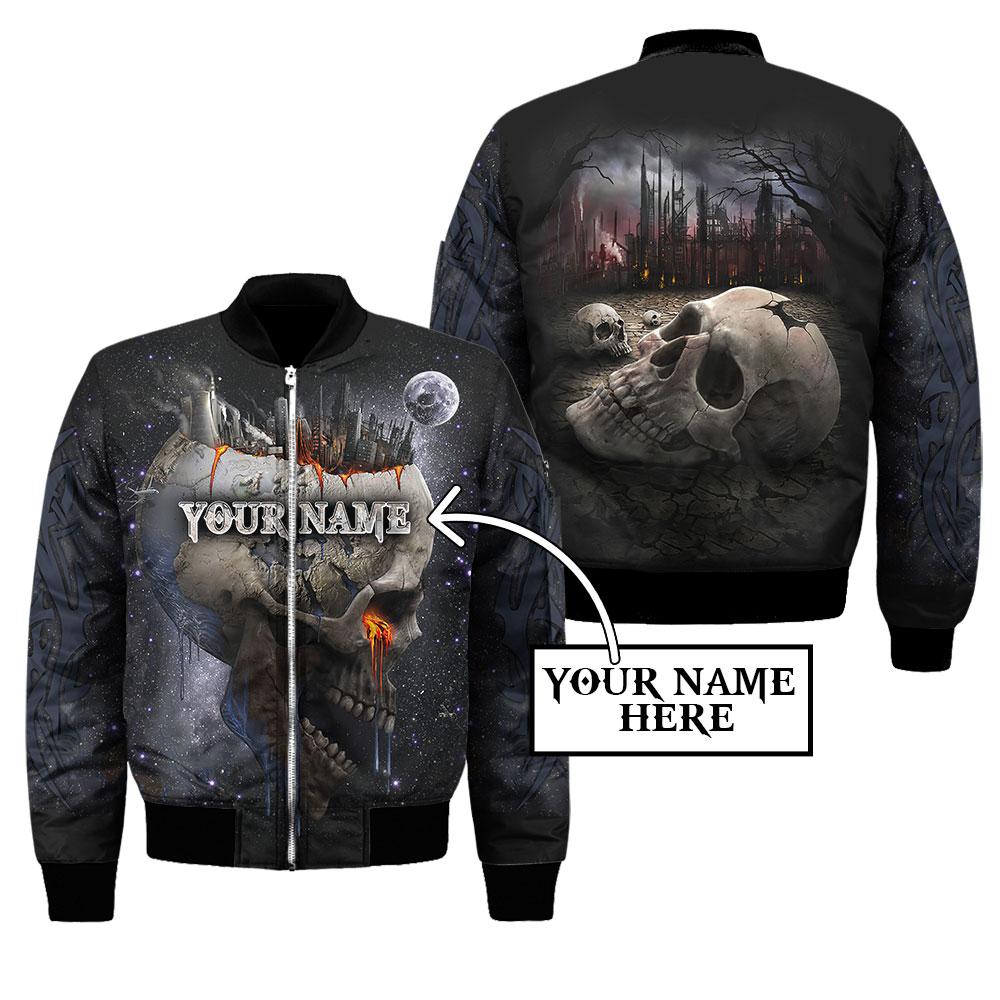 Customize Name Dead City Skull Hoodie For Men And Women NTN15032104