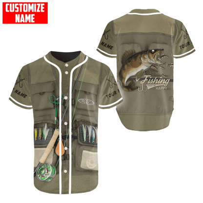 Customized name Fishing 3D All Over Printed Shirts