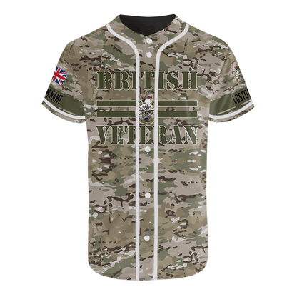 Custom Name XT British Veteran 3D Printed Shirts Pi15052105