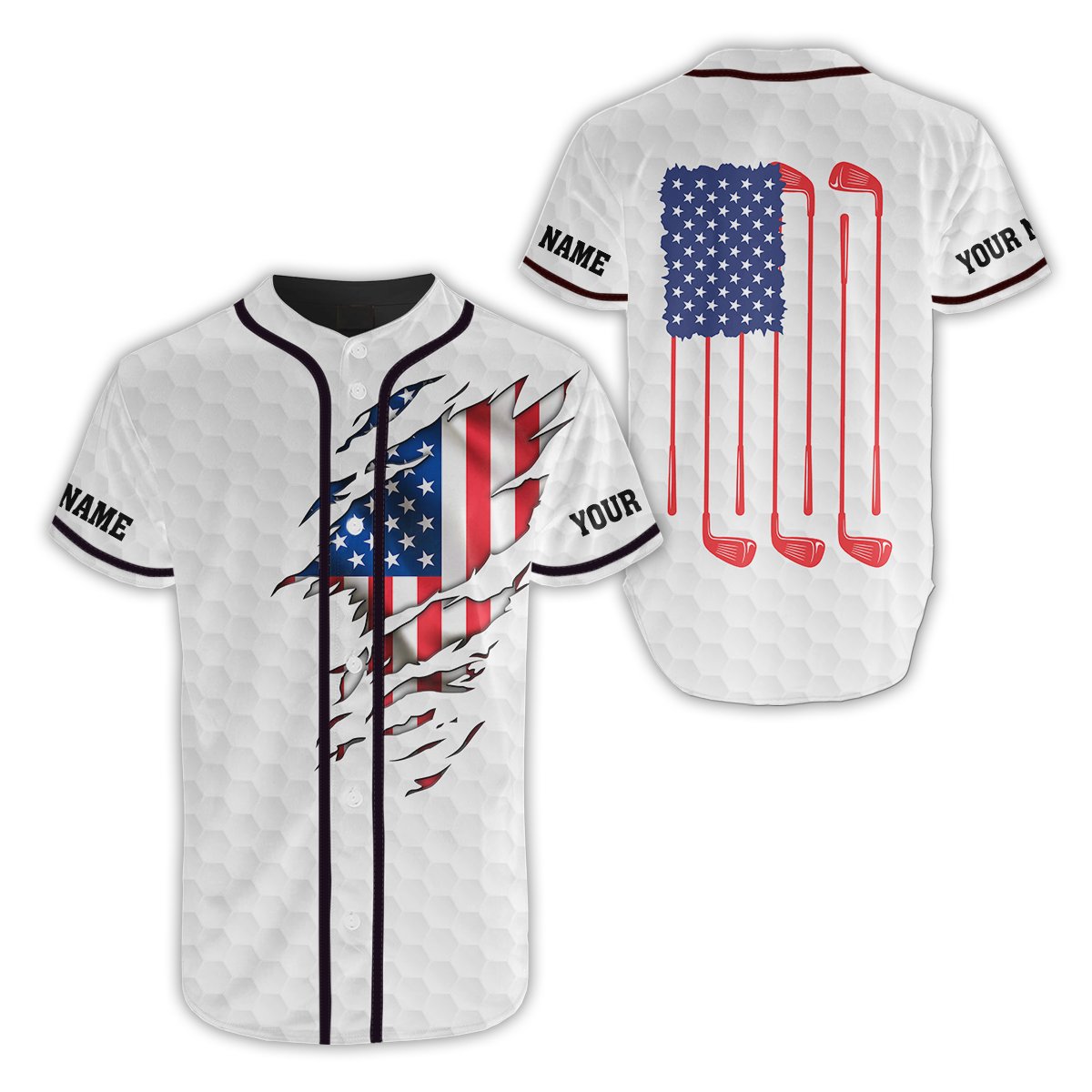 Custom Name XT Golf Lover Baseball Shirts AM08052102