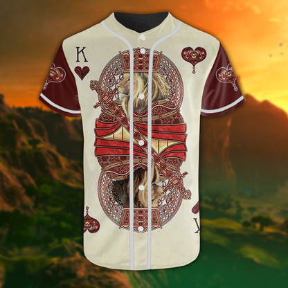 Summer Collection - King Heart Lion 3D All Over Printed Unisex Shirts
