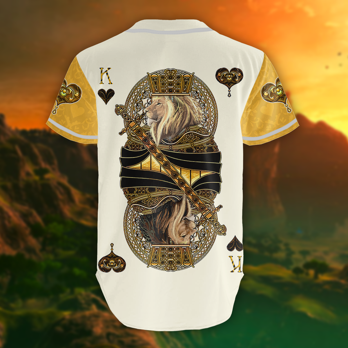Summer Collection - King Heart Lion  3D All Over Printed Unisex Shirts