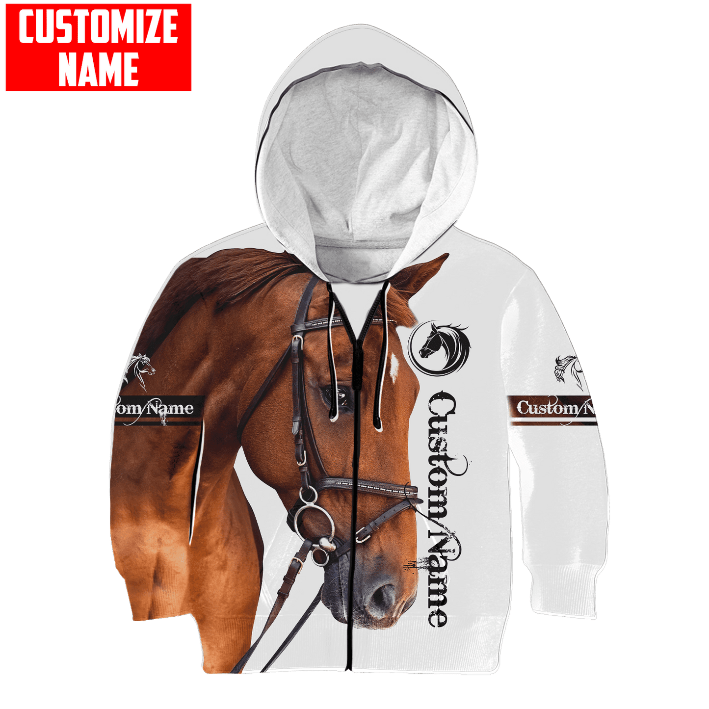 Horse Custom Name 3D All Over Printed Shirts For Kids SN05102102.S1