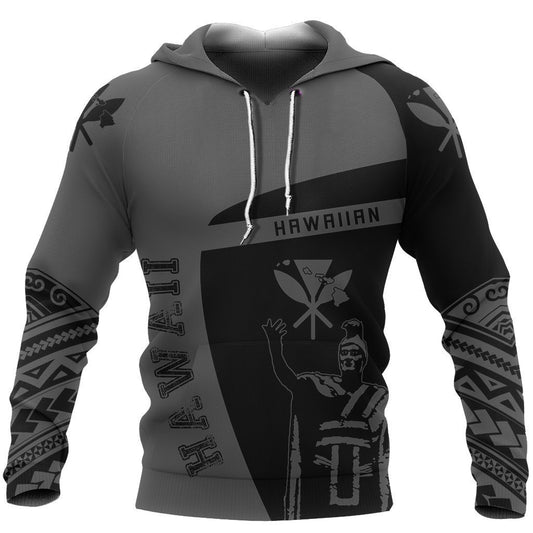 Hawaii King Kanaka Maoli Polynesian Sport Hoodie - Premium Style J1-Apparel-Phaethon-Hoodie-S-Vibe Cosy™
