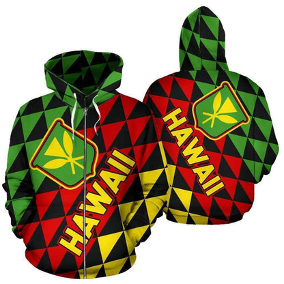 Kanaka Maoli Flag Hoodie Hawaii Zip-HC0502-ALL OVER PRINT HOODIES (P)-Huyencass-ZIP-UP Hoodie-S-Vibe Cosy™