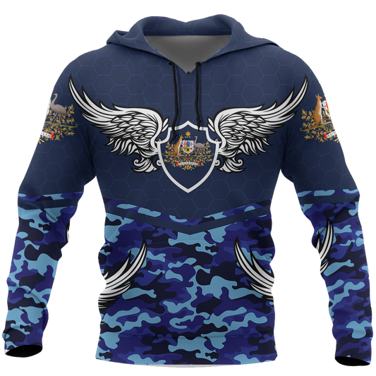 Australia Hoodie Air Force Style NNK 1407-Apparel-PL8386-Hoodie-S-Vibe Cosy™