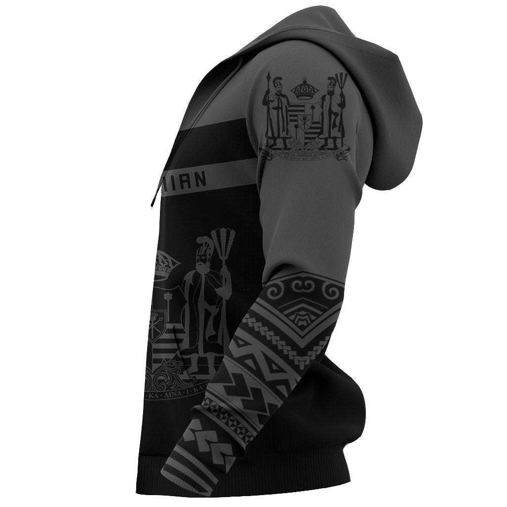 Hawaii King Coat Of Arms Polynesian Sport Hoodie - Premium Style J1-Apparel-Phaethon-Hoodie-S-Vibe Cosy™